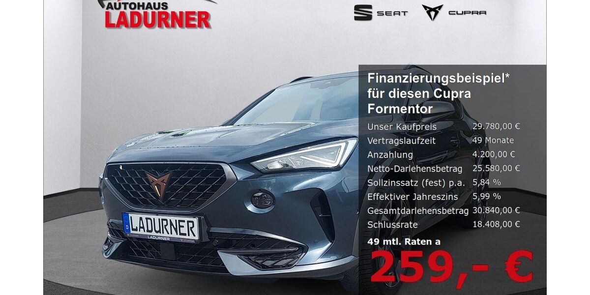 Cupra Formentor 33.665 km 29.780 &euro; Tuttlingen 78532