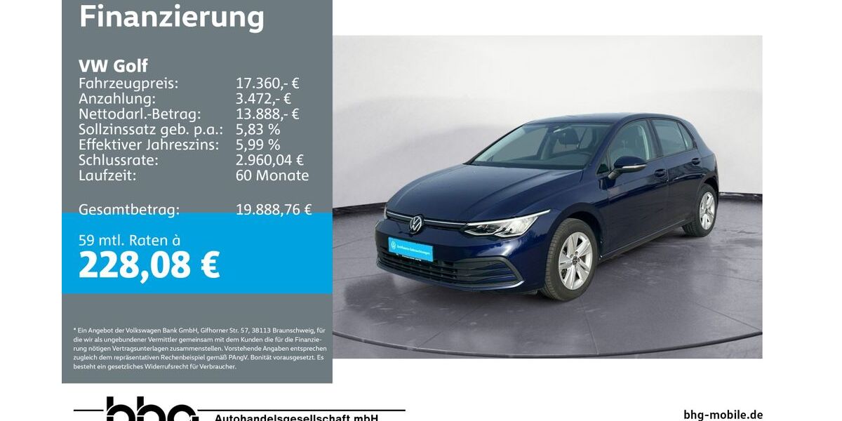 VW Golf 75.118 km 16.890 &euro; Rottweil 78628