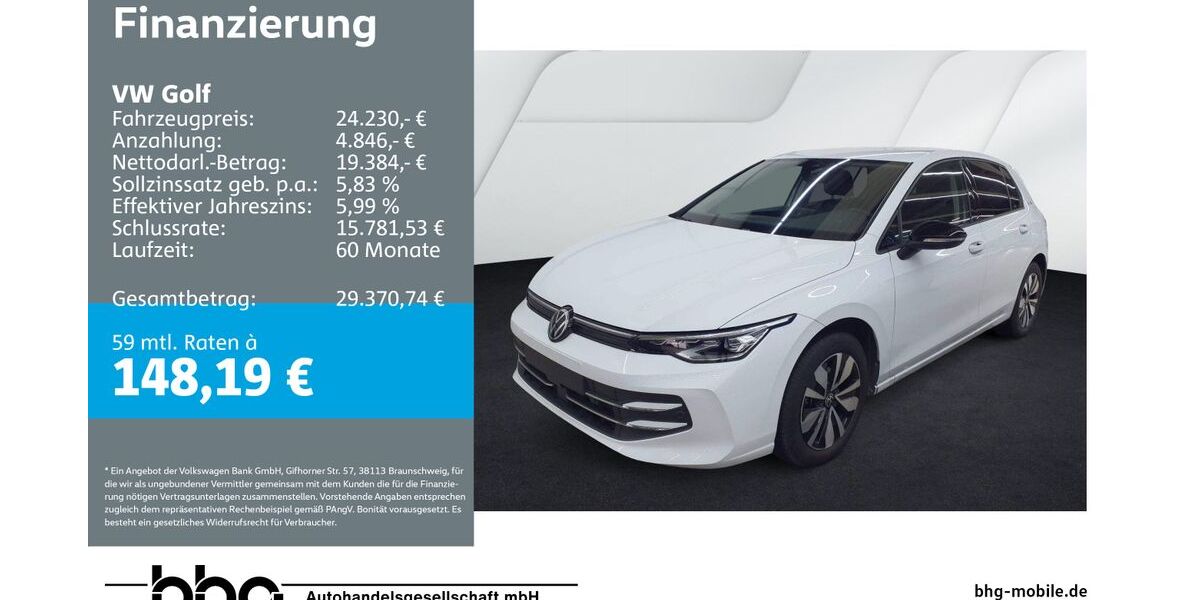 VW Golf 24.973 km 23.360 &euro; Rottweil 78628
