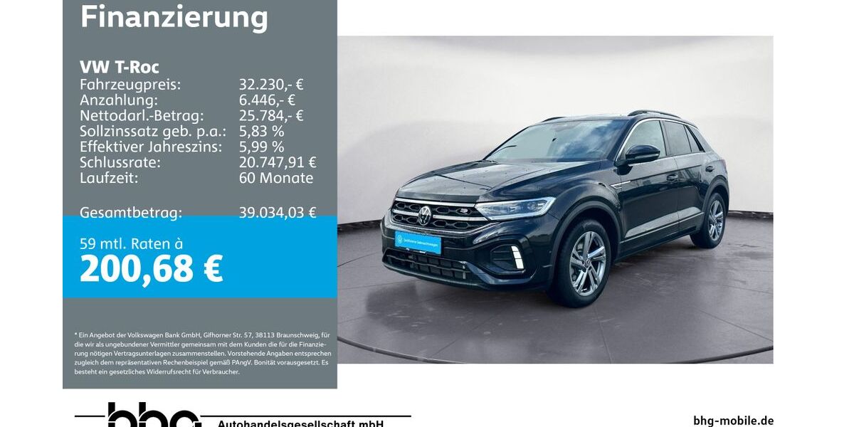 VW T-Roc 9.252 km 31.860 &euro; Rottweil 78628