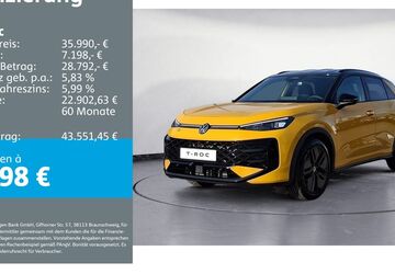 VW T-Roc 7.419 km 35.990 &euro; Rottweil 78628