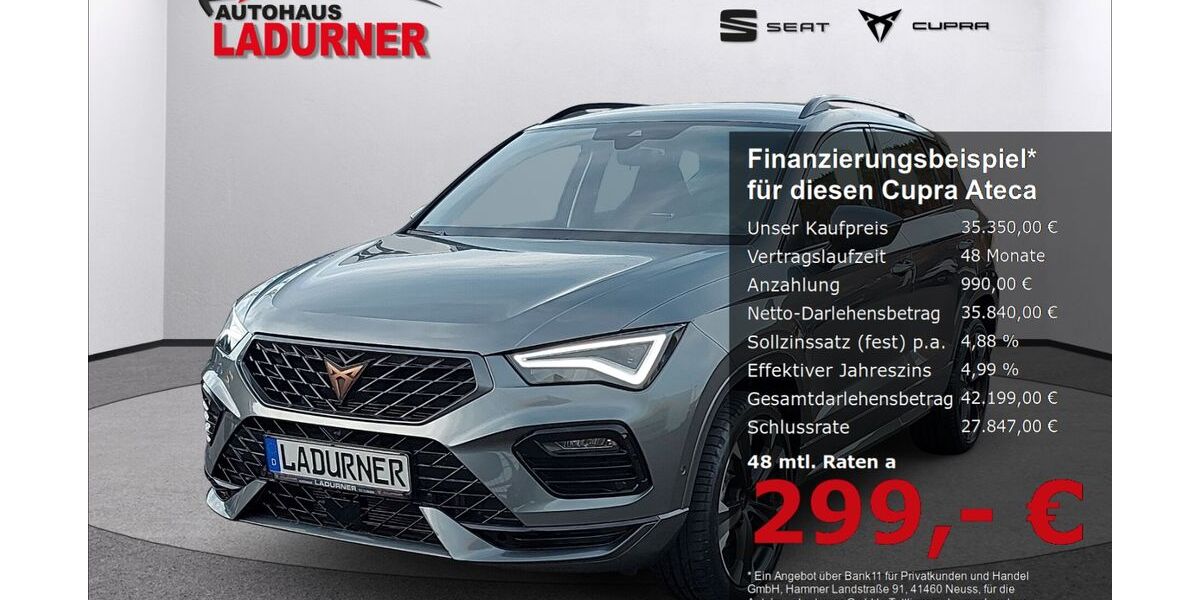 Cupra Ateca 17.950 km 35.350 &euro; Tuttlingen 78532