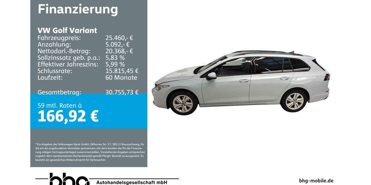 VW Golf 15.659 km 24.960 &euro; Rottweil 78628