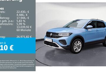VW T-Cross 7.406 km 22.430 &euro; Rottweil 78628