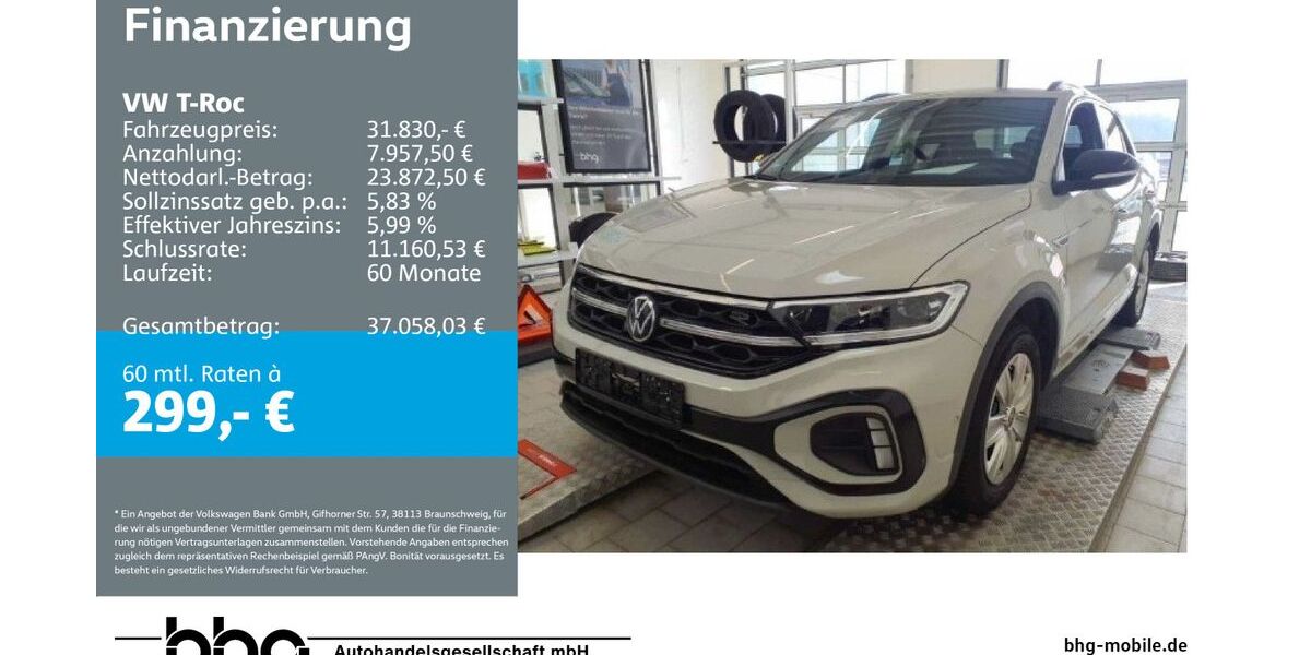 VW T-Roc 12.630 km 29.930 &euro; Rottweil 78628