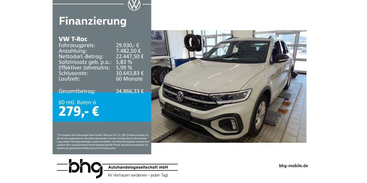 VW T-Roc 16.739 km 29.930 &euro; Rottweil 78628
