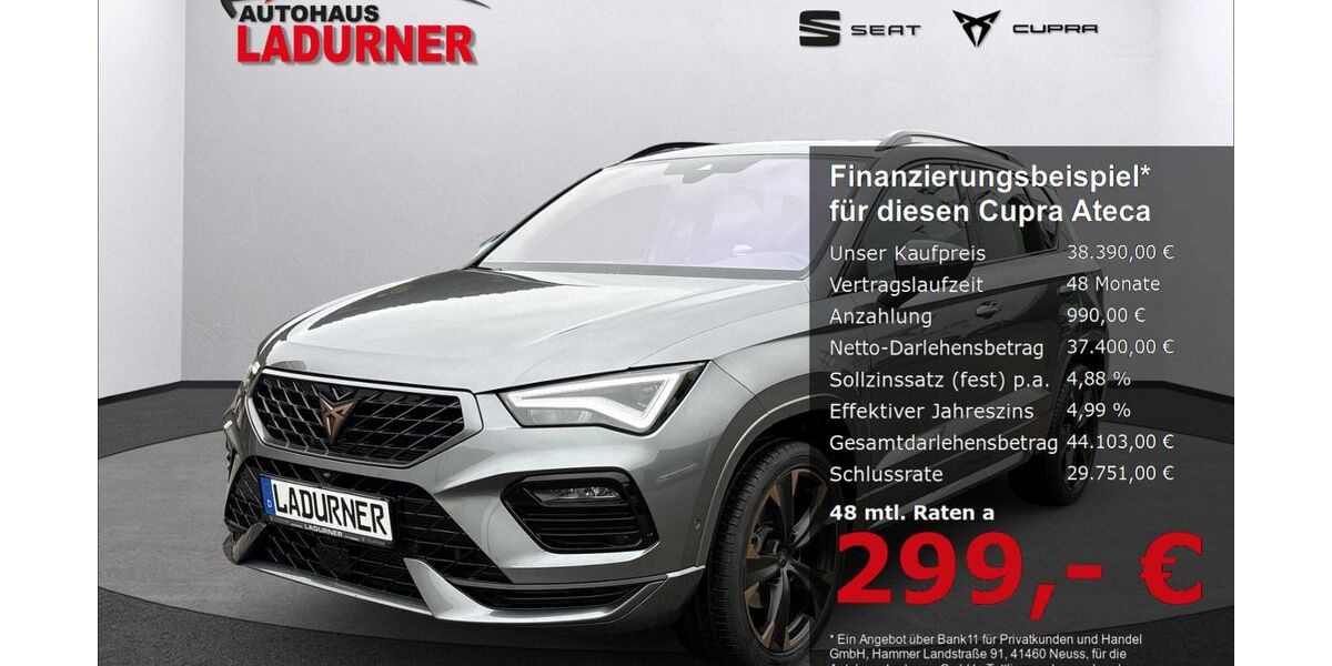 Cupra Ateca 6.600 km 36.960 &euro; Tuttlingen 78532