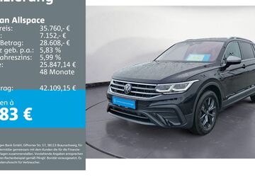 VW Tiguan Allspace 21.845 km 33.790 &euro; Rottweil 78628