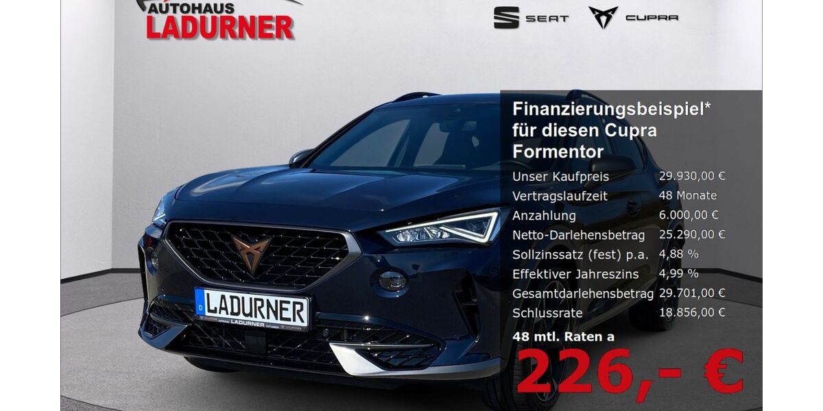 Cupra Formentor 32.950 km 29.930 &euro; Villingen-Schwenningen 78052