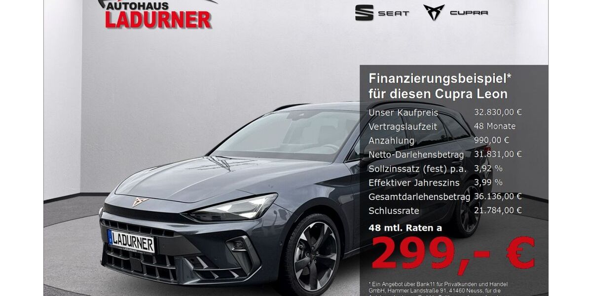 Cupra Leon 6.300 km 32.830 &euro; Tuttlingen 78532