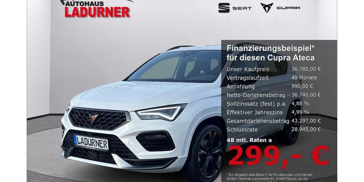 Cupra Ateca 14.100 km 36.780 &euro; Tuttlingen 78532
